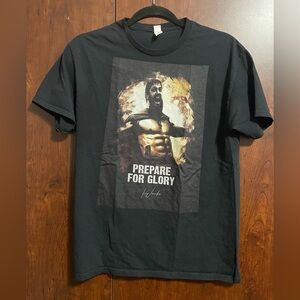 “300” Black Graphic Men's T-Shirt